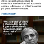 Ennesimo attacco al professore Angelo D'Orsi.